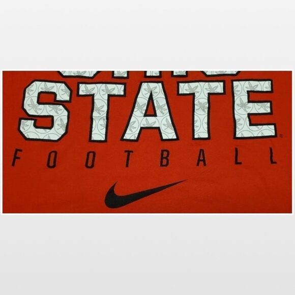 Nike Tee Shirt Womens Small Ohio State Football Red White Top - Picture 7 of 12